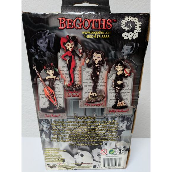 BeGoths JAQUELINE LE SPADES Series 5 2006 Bleeding Edge GOTHIC harlequin doll - Picture 5 of 12